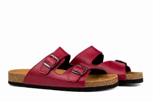 Ahinsa Barefoot Miesten Sandaalit Viininpunainen | MRV1184QL