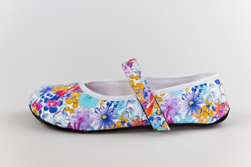 Ahinsa Ananda Floral Barefoot Naisten Ballerinat Monivärinen | GNE4433SM