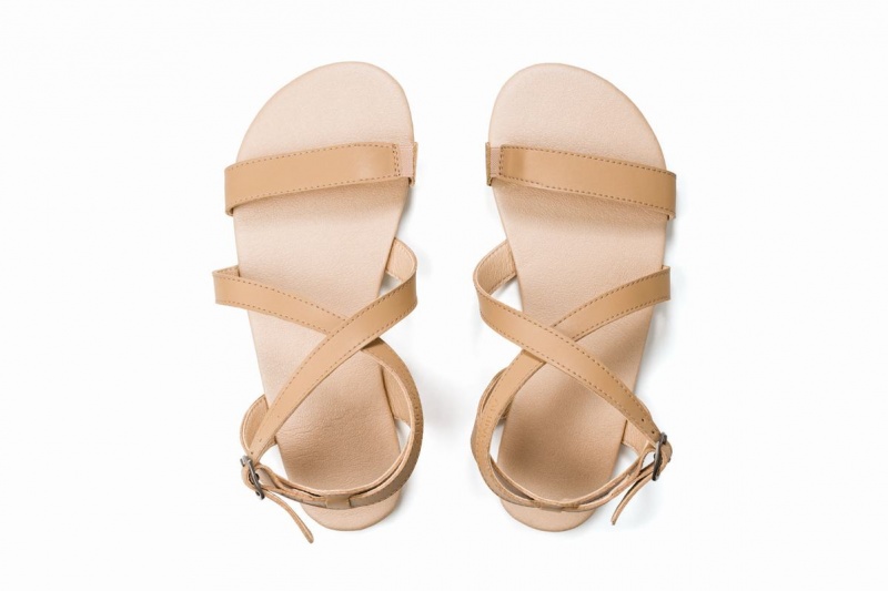 Ahinsa Hava Barefoot Naisten Sandaalit Beige | KDM5750OB