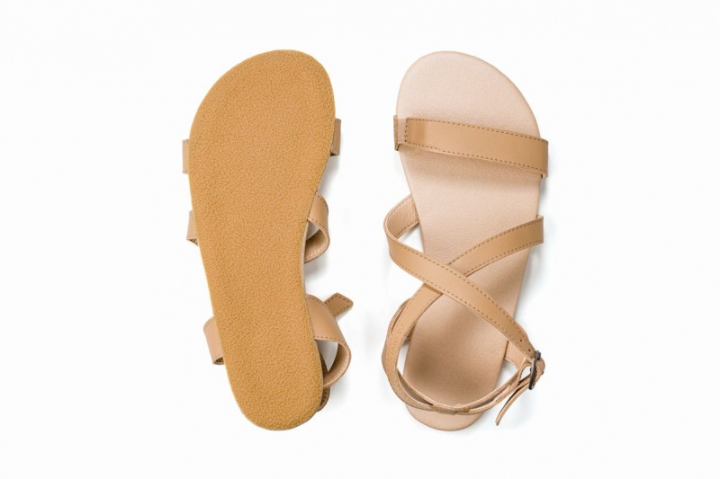 Ahinsa Hava Barefoot Naisten Sandaalit Beige | KDM5750OB