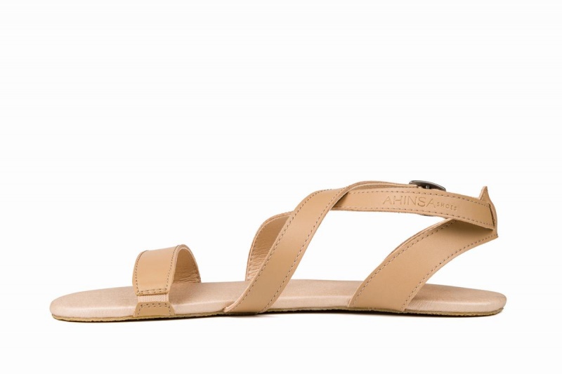 Ahinsa Hava Barefoot Naisten Sandaalit Beige | KDM5750OB