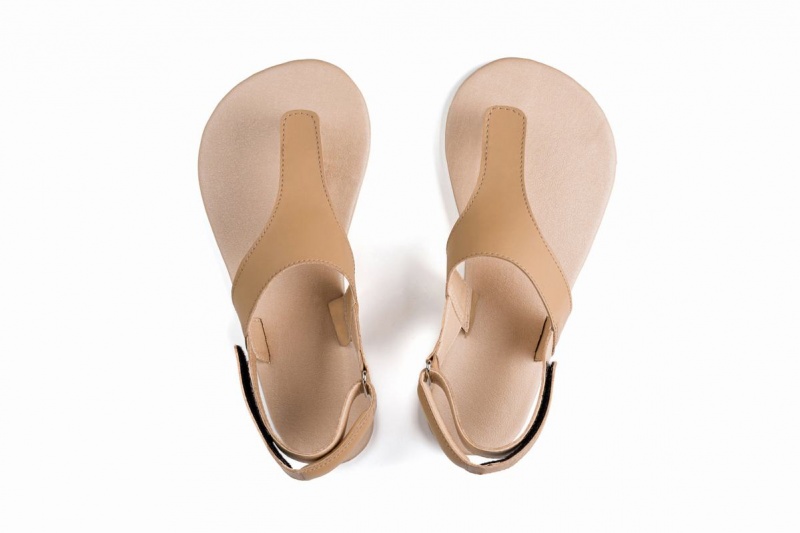 Ahinsa Simple Barefoot Miesten Sandaalit Beige | PMT1850YM