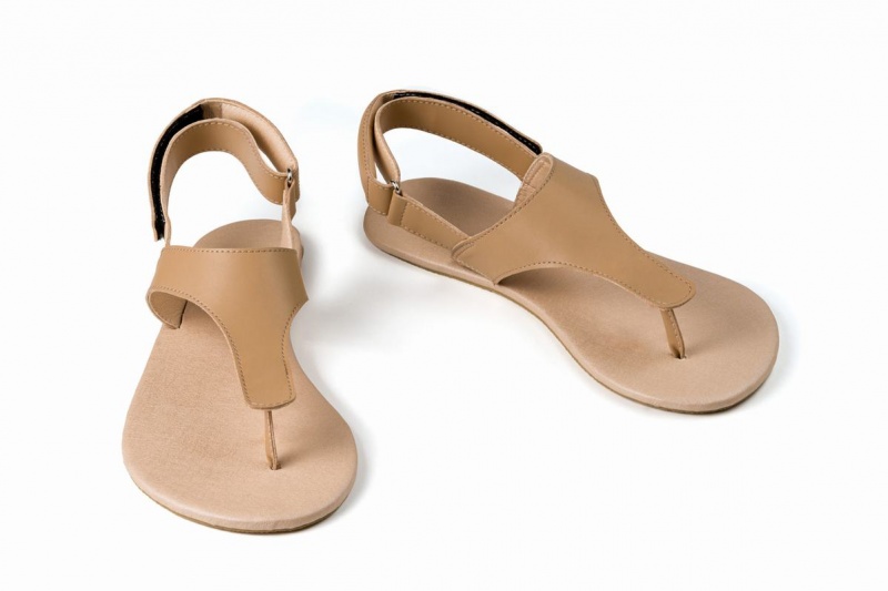 Ahinsa Simple Barefoot Miesten Sandaalit Beige | PMT1850YM