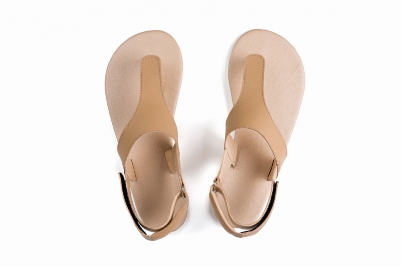 Ahinsa Simple Barefoot Naisten Sandaalit Beige | NZY2289YV