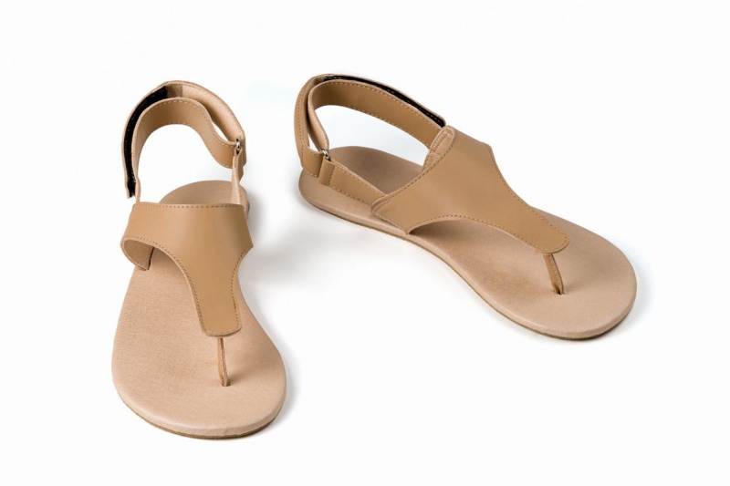 Ahinsa Simple Barefoot Naisten Sandaalit Beige | NZY2289YV