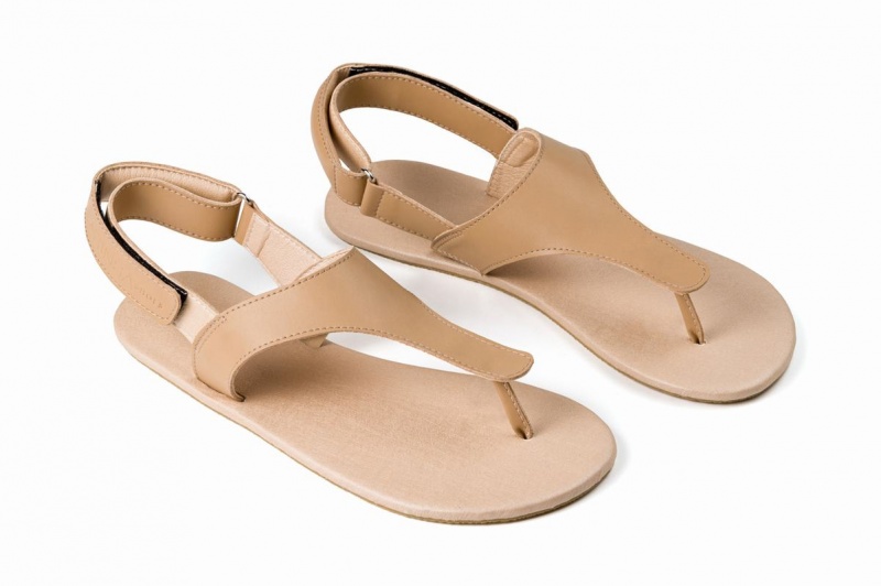 Ahinsa Simple Barefoot Naisten Sandaalit Beige | NZY2289YV