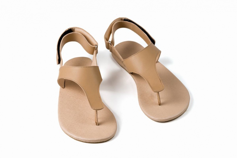 Ahinsa Simple Barefoot Naisten Sandaalit Beige | NZY2289YV